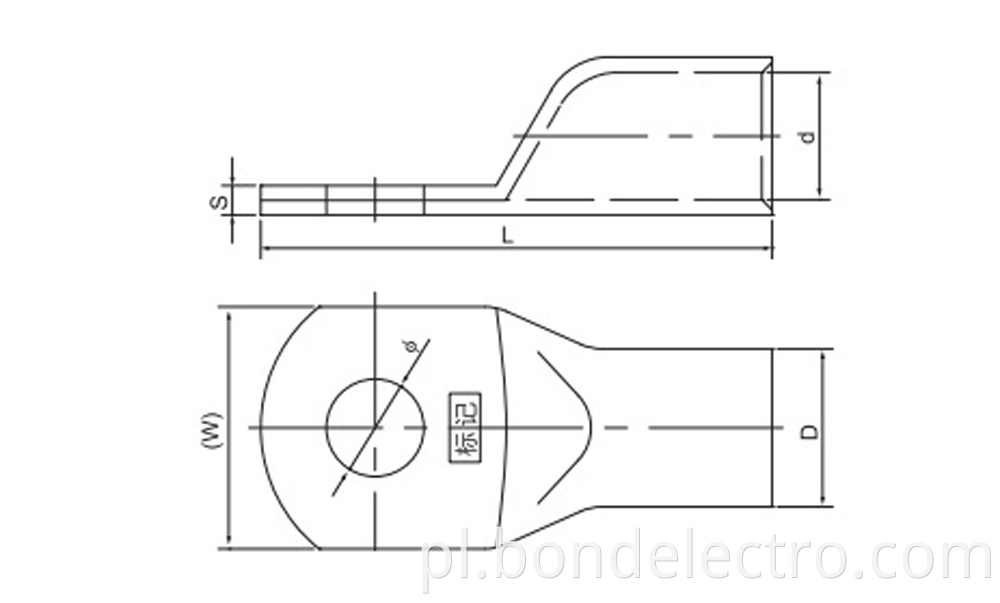 SC Copper Cable Lugs Terminal Parameter1